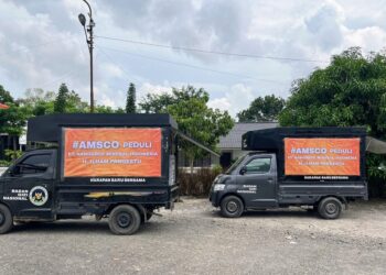 Wujudkan Solidaritas, AMSCO Peduli Gerak Cepat Distribusi Bantuan Korban Bencana di Aceh