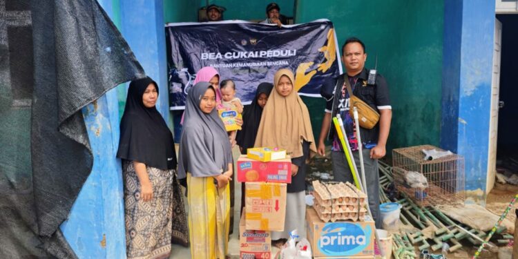 Bea Cukai Peduli Banjir Bandang Aceh Tamiang, Salurkan Bantuan Langsung ke Posko 