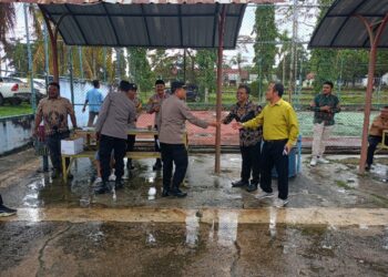 Kapolsek Pangkalan Lesung Pimpin Pengamanan Perayaan Natal dan Tahun Baru