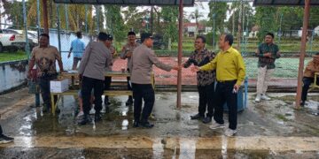 Kapolsek Pangkalan Lesung Pimpin Pengamanan Perayaan Natal dan Tahun Baru