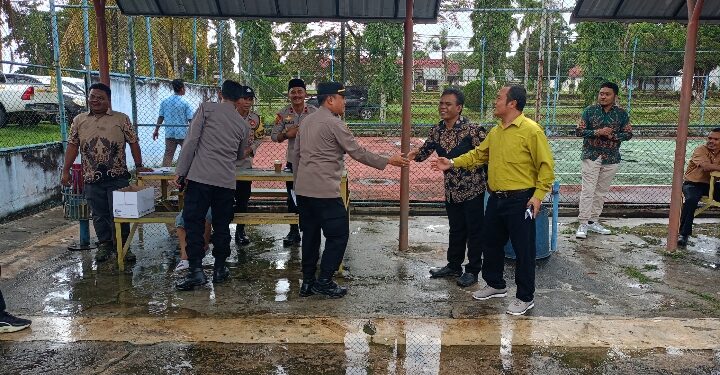 Kapolsek Pangkalan Lesung Pimpin Pengamanan Perayaan Natal dan Tahun Baru