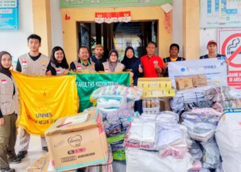 PMI Kota Langsa Salurkan Bantuan dari FK UNNES