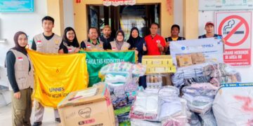 PMI Kota Langsa Salurkan Bantuan dari FK UNNES