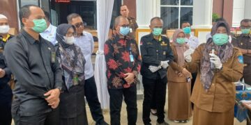 Sekda Kota Langsa Musnahkan Narkotika Sabu dan Ganja di Kejaksaan 