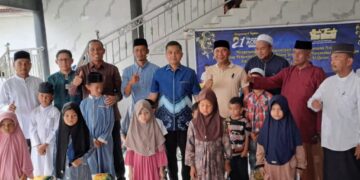 Wali Kota Langsa Serahkan Bantuan Perdana pada Anak Yatim di Gampong Blang