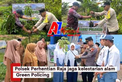 Kanit Reskrim Polsek Perhentian Raja Paparkan Program Berkelanjutan jaga kelestarian Alam