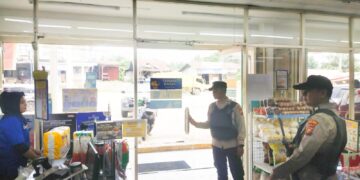 Patroli Objek Vital Polsek Ukui, Kamtibmas di Pelalawan Terpantau Aman