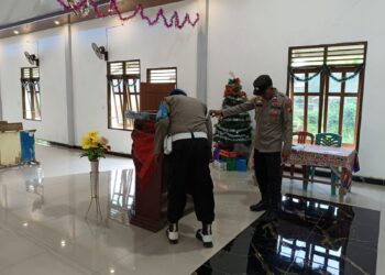 Polsek Pangkalan Lesung Amankan Perayaan Natal dan Tahun Baru di GPI