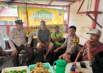 Polsek Ukui Gelar Jum’at Curhat dan Green Policing, Perkuat Kamtibmas serta Kepedulian Lingkungan