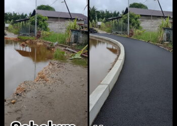 Jalan Putus, Warga Dusun Tanggul Kuta Simboling Tagih Perhatian Pemerintah Aceh Singkil