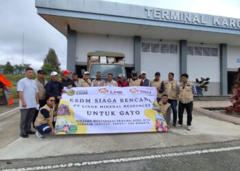 PT Linge Mineral Resources Bersama Bakrie Untuk Negeri Salurkan Bantuan Ke Lima Desa