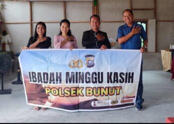 Polisi Gelar Minggu Kasih di Desa Merbau, Sampaikan Pesan Kamtibmas dan KUHP Baru