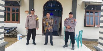 Polsek Pangkalan Lesung Gelar Ibadah Minggu Kasih, Dengar Langsung Aspirasi Jemaat