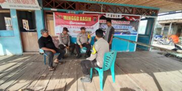 Polsek Kuala Kampar Gelar Minggu Kasih, Tanggapi Harkamtibmas dan Kenakalan Remaja