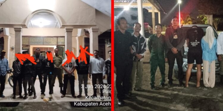 Terciduk, WH Singkil Gelandang Muda-Mudi Berkhalwat Dan Remaja Pesta Miras