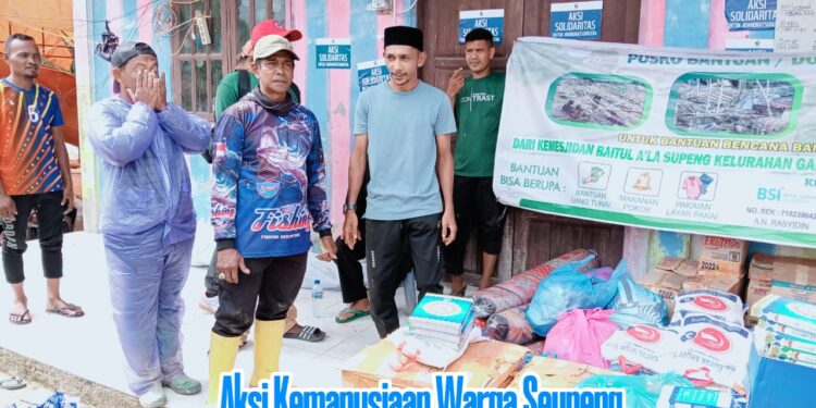 Aksi Kemanusiaan Warga Seupeng : Baitul A’la Ulurkan Tangan, Untuk Luka Bukit Linteung