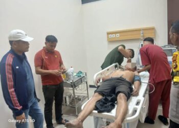 Polsek Kampar Kiri Hilir Amankan Pelaku Curanmor, Pelaku Sempat Diamuk Massa