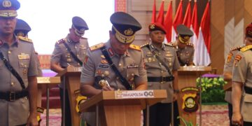 Kapolda Sumsel Pimpin Sertijab Wakapolda Sejumlah Pejabat Utama Dan Kasatwil