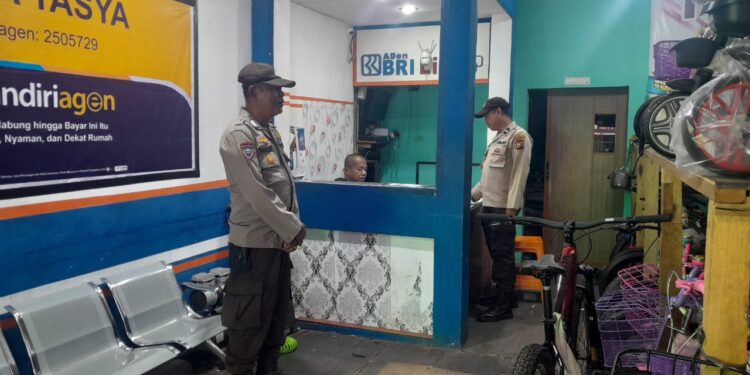 Patroli KRYD Polsek Kuala Kampar, Antisipasi C3 di Objek Vital dan Pertokoan