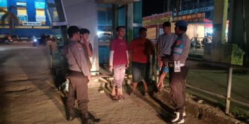 Patroli KRYD Polsek Pangkalan Kerinci, Cegah Premanisme dan Balap Liar