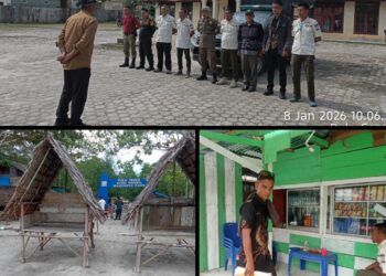 Satpol PP-WH Himbau Pedagang Tak Sediakan Kafe Beraroma Mesum Di Pantai Gosong