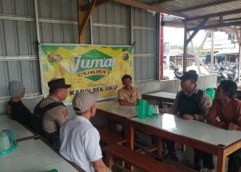 Polsek Ukui Gelar Jum’at Curhat, Pererat Silaturahmi dan Serap Aspirasi Masyarakat