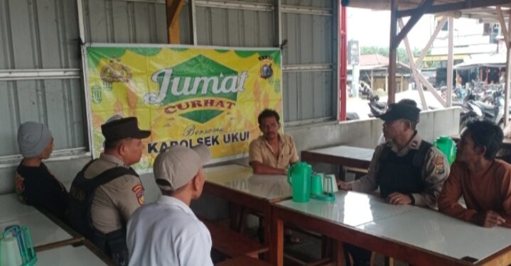 Polsek Ukui Gelar Jum’at Curhat, Pererat Silaturahmi dan Serap Aspirasi Masyarakat