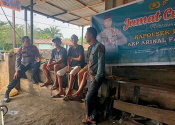 Polsek Bunut Gelar Jum’at Curhat, Sosialisasikan Pencegahan Narkoba, Judi Online, dan Karhutla