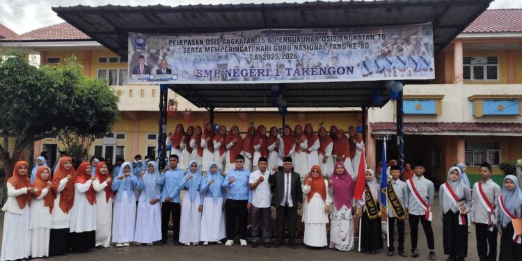 Pengukuhan Ketua – Wakil Ketua OSIS Dan Kader Kesehatan SMP Negeri 1 Takengon 