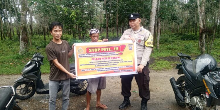Kapolres Kuansing Tegaskan Larangan PETI, Ajak Masyarakat Jaga Lingkungan demi Generasi Mendatang