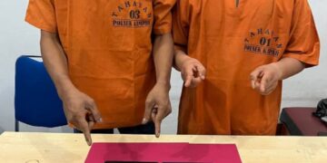 Polsek Kampar Tangkap Dua Pelaku Narkoba di Desa Sendayan 