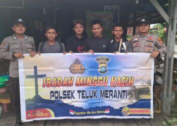 Polsek Teluk Meranti Gelar Minggu Kasih, Tindaklanjuti Keluhan Warga Soal Remaja Nongkrong Larut Malam