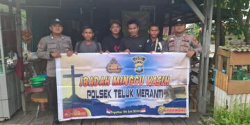 Polsek Teluk Meranti Gelar Minggu Kasih, Tindaklanjuti Keluhan Warga Soal Remaja Nongkrong Larut Malam
