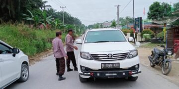 Polsek Kerumutan Gelar Patroli Cegah Kejahatan dan Balap Liar