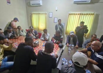 Warga Desa Serapung Gelar Aksi di PT. SPA, Tuntut Realisasi Dana MoU Hutan Tanaman