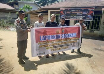 Polsek Ukui Gencarkan Sosialisasi Tolak Premanisme, Libatkan Pelaku Usaha dan Masyarakat