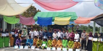 Bhabinkamtibmas Polsek Bunut Hadiri Penyerahan Hadiah Lomba Pendidikan Sambut Isra Mi’raj