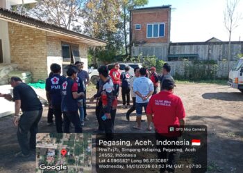 PMI Aceh Tengah Sambut Kedatangan PMI DKI Jakarta Misi Kemanusiaan