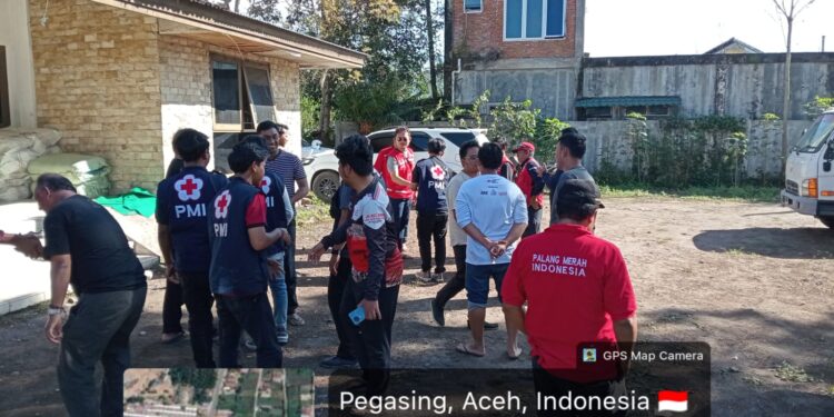 PMI Aceh Tengah Sambut Kedatangan PMI DKI Jakarta Misi Kemanusiaan