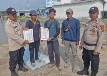 Polsek Kuala Kampar Sosialisasikan Maklumat Kapolda Riau Antisipasi Karhutla