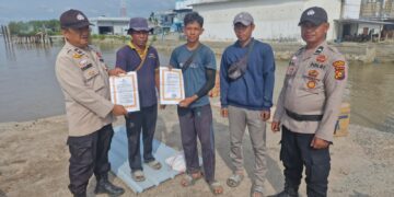 Polsek Kuala Kampar Sosialisasikan Maklumat Kapolda Riau Antisipasi Karhutla