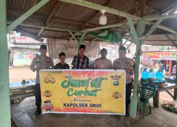 Polsek Ukui Gelar Jumat Curhat, Serap Aspirasi Warga di Jalur Lintas Timur