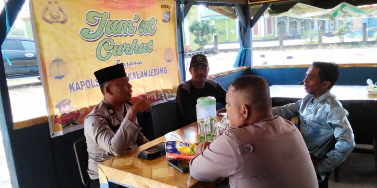 Polsek Pangkalan Lesung Gelar Jumat Curhat, Patroli Malam Jadi Fokus Utama