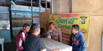 Polsek Kerumutan Gelar “Jumat Curhat”, Tanggapi Balap Liar di Desa Banjar Panjang