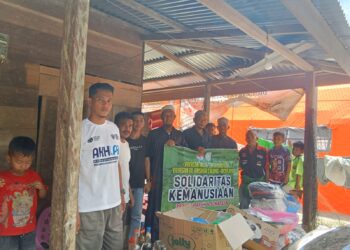 Masyarakat Antusias Sambut Kedatangan Relawan Al Anshar Calang Antar Donasi