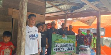 Masyarakat Antusias Sambut Kedatangan Relawan Al Anshar Calang Antar Donasi