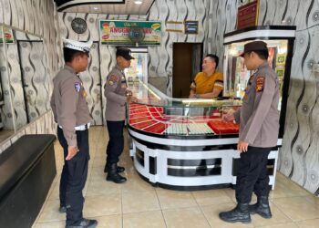 Antisipasi C3, Polsek Pangkalan Kuras Patroli di Jalur Lintas Timur Sorek