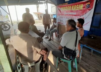 Polsek Kuala Kampar Gelar Minggu Kasih, Ajak Warga Waspada Hoaks dan Kenakalan Remaja