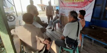 Polsek Kuala Kampar Gelar Minggu Kasih, Ajak Warga Waspada Hoaks dan Kenakalan Remaja