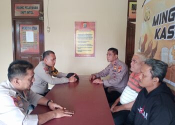 Polsek Ukui Dengarkan Aspirasi Warga dalam Kegiatan Minggu Kasih